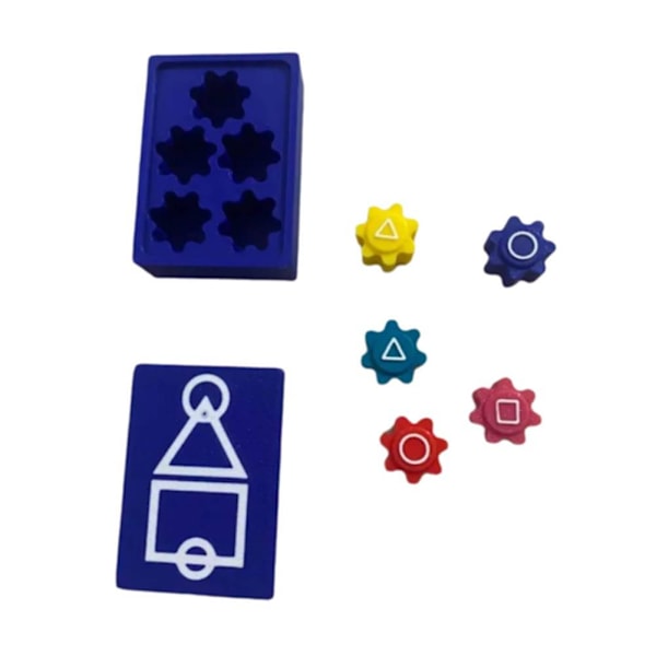 Squid Game 2 Gonggi Stenar 3D-Printade Koreanska Traditionella Jack St A 1set