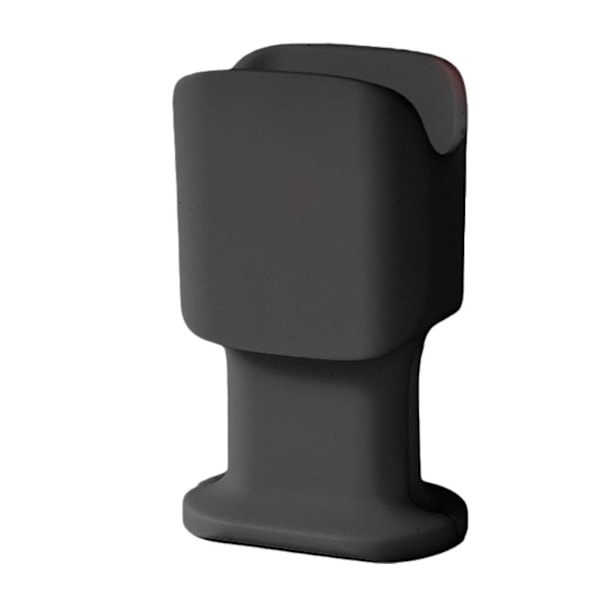 2-i-1 Silikonskydd för Laddare med Sladdvinda - Datakabelvinda, Anti-brottskydd för USB-C Snabbladdningskablar, Passar 18W/20W/25W Black 1pcs