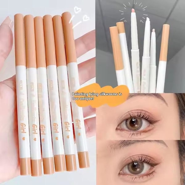 6 Färger Universal Färg Ögonbrynspenna AU X0D5 04# 0.25g