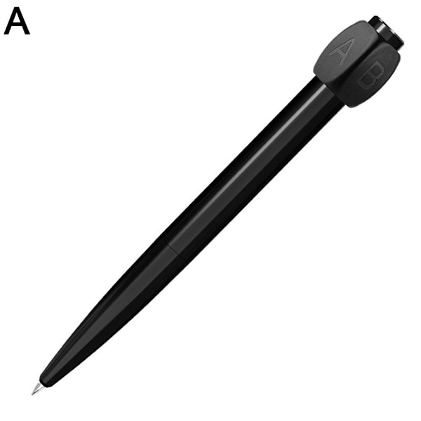 Decompression Roterande Gel Penna Svar Penna Nyhet Abcd Kulspetspenna✨w M4J6 R7D4 black one size