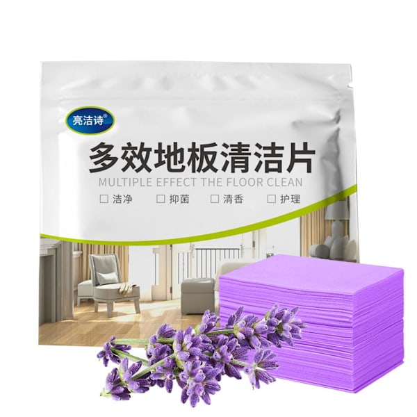 30 stycken Multi-effekt Golvrengöring Trägolv Kakelrengöringsmedel purple 30pc