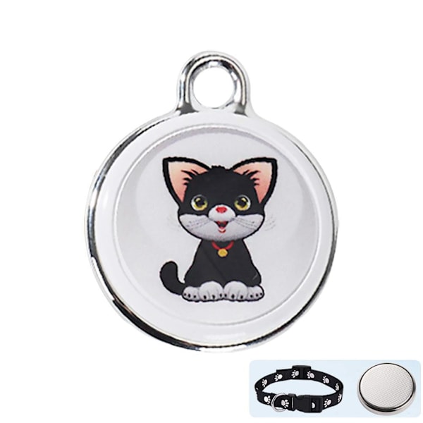 Pet Locator Trådlös Vattentät Anti-förlorad Halsband Smart Enhet P7F8 O1U9 4 1pcs