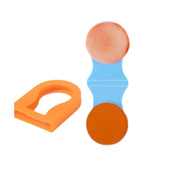 Hårkrita Flickor Present Temporär Färg Kit Tvättbar Hårkrita Färg P2A1 Orange One size