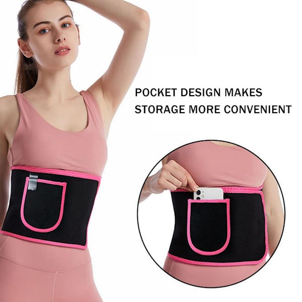 Svett Sauna Bälte Midjebälten GXO Black One size