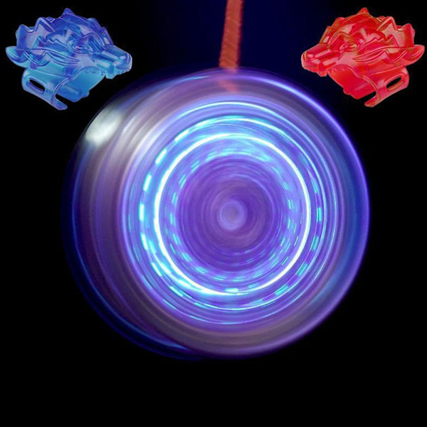 LED Yoyo Leksak Med Lager Och Snurrande Snöre För Professionella Trick Alloy Barn Present white one-size