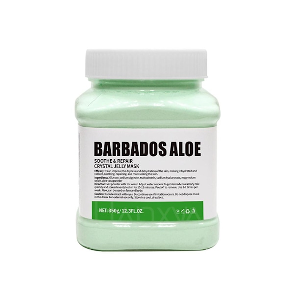 350g Återfuktande 24K Guld Mjuk Maskpulver Rosblad Kristall Gelé Maskpulver W1 Aloe 1pcs