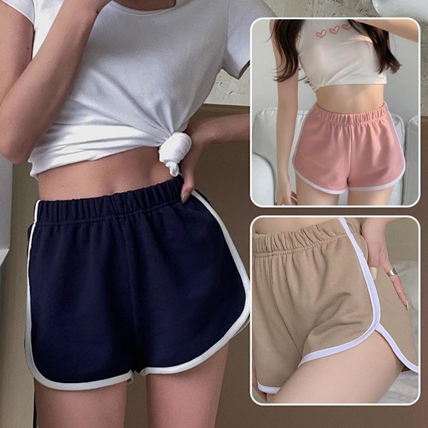 Sportshorts Sommar Dam Utomhuskläder Fritid Lös Shorts R6X Pink M