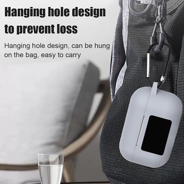 Hörlursskyddsfodral Bluetooth-hörlurar med mjukt silikonskal som skyddar mot fall. White 1pcs