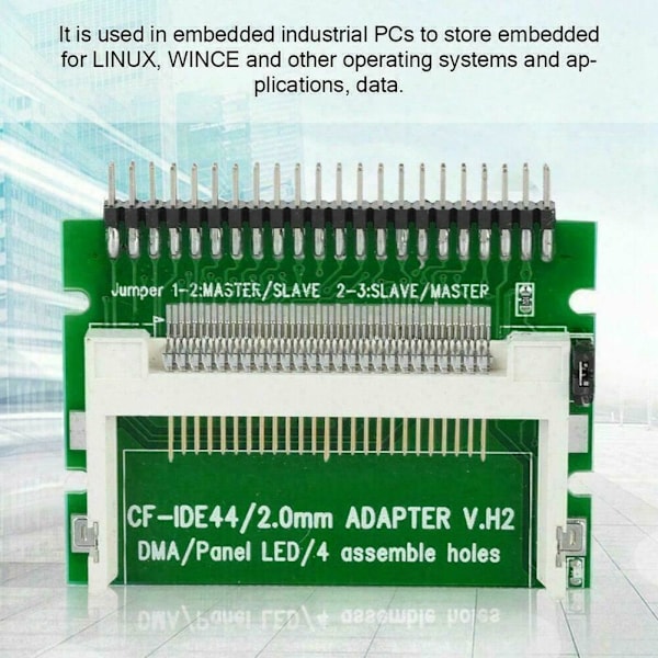 CF Compact Flash-kort till 2.5\" 44-Pin IDE Laptop PC π✨ д} с Adapter F9U3 W1V8