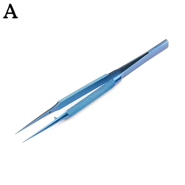 Titanlegering Pincett Underhållsverktyg 0.15 Kant Precision Fingeravtryck Twe R7A3 blueB elbow