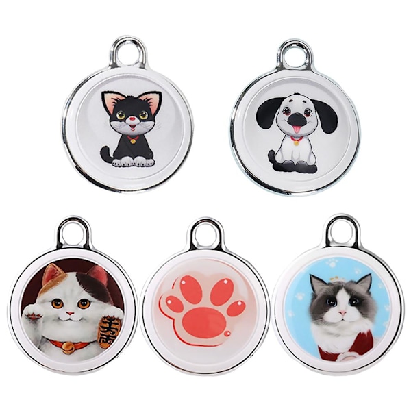 Pet Locator Trådlös Vattentät Anti-förlorad Halsband Smart Enhet P7F8 O1U9 4 1pcs
