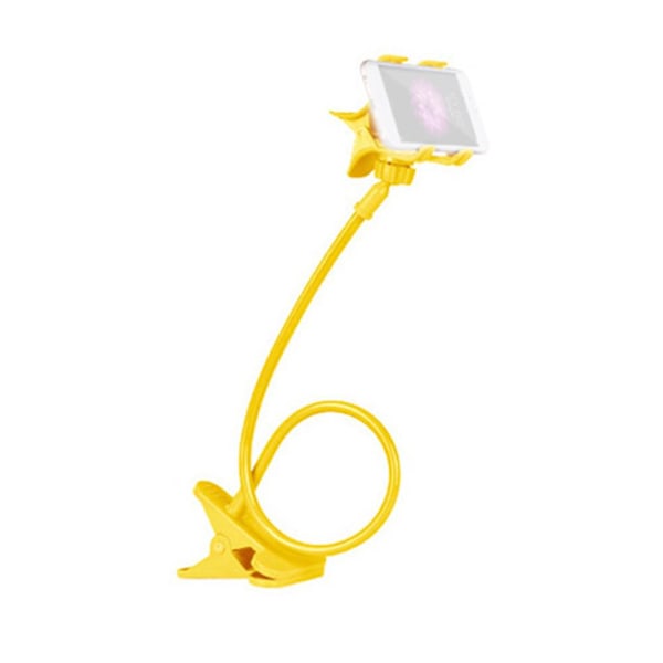 Universell Lazy Mobiltelefon Svanhals Stativhållare Flexibel Säng Skrivbord Bordsklämma√ yellow one-size