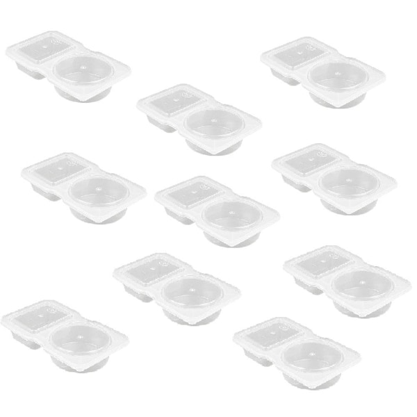 Återanvändbara Snack Pack Behållare, Nöt Ost Hopfällbara Snack Behållare A1U0 B 10pcs
