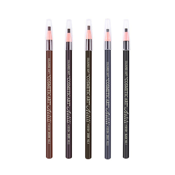 Vattentät Ögonbrynspenna Brow Liner Definer Svart Blond Mörkbrun Ny soot 15g