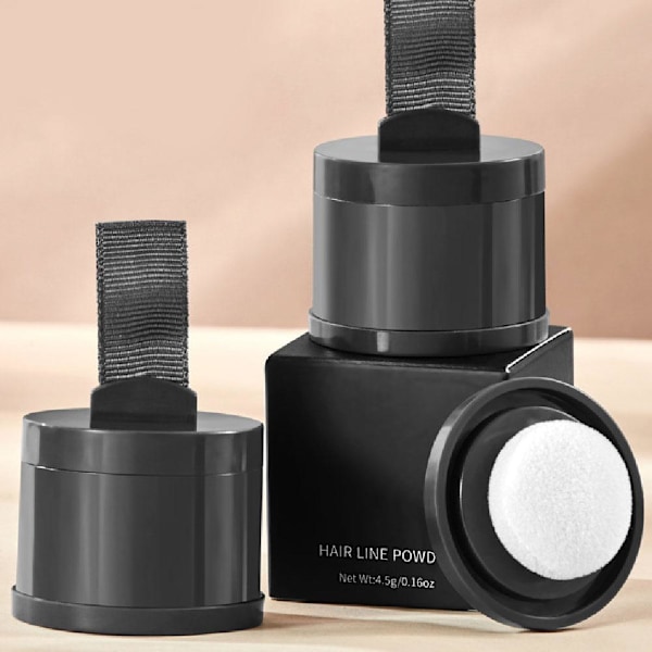 Hårlinjefyllande Skuggpuder Vattentätt Panna Täckande Concealer Puder Flintskalligt Hår Vitt F1K6  light coffee color 4.5g
