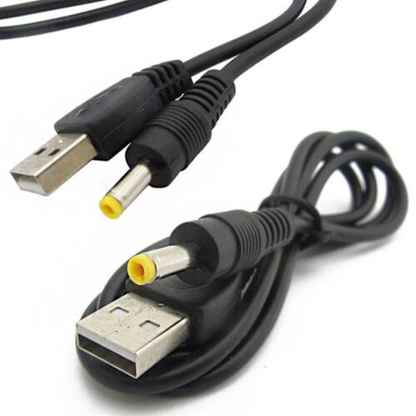 2-i-1 USB Datakabel Laddare Laddningssladd För PSP Verktyg Åtkomst 2000 3000 Spel I4G6