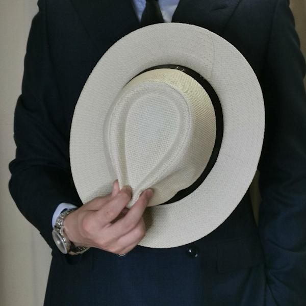 Sommar Strand Solhattar för Män Bredbrättad Stråhatt Panama Fedora Vikbar Rese Packbar Stråhatt white one size