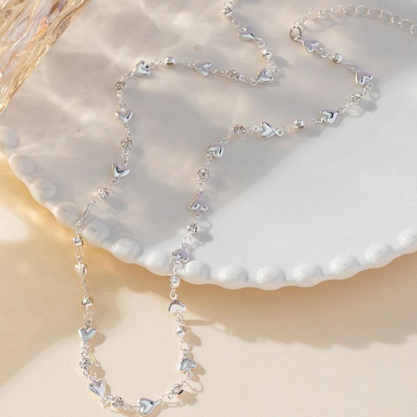 Kort Halsband Ins Stil Färgglad Zirkon Semesterstil Choker Enkel Mode Tjejaccessoarer Q0R8 C 1pcs