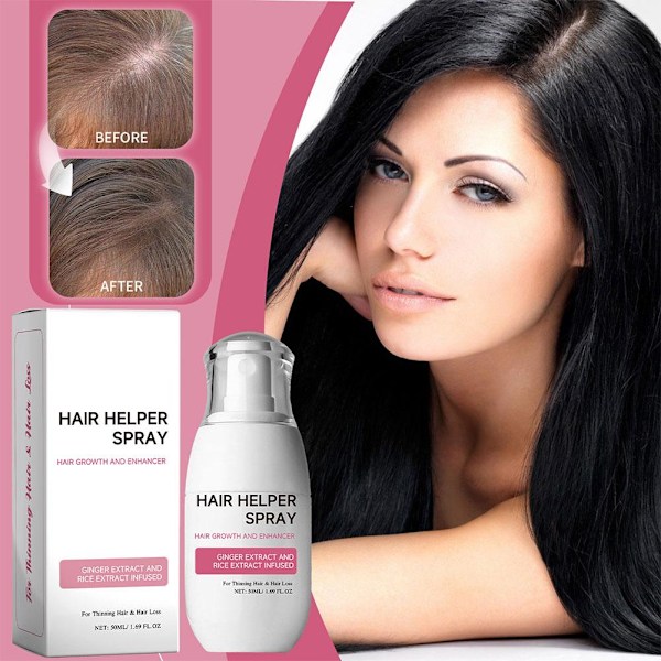 Rice Hair Helper Spray, Hair HelperSpray för tunnare hår 50 ml AU