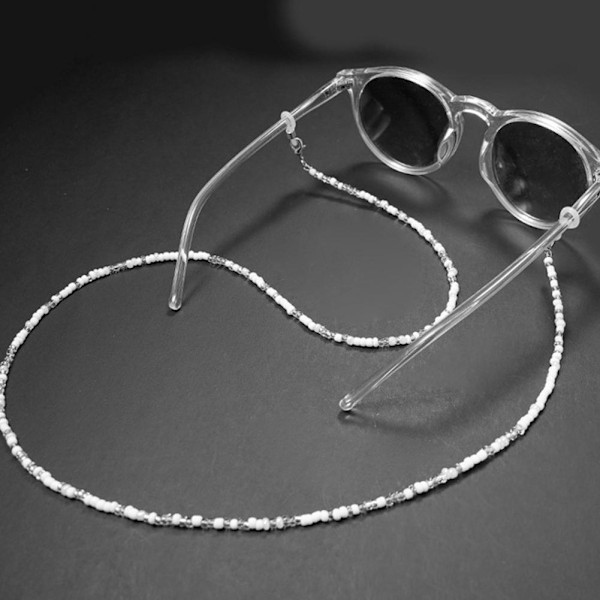 Bohemisk Färgstark Glasögonkedja Justerbar Längd Läsglasögon Kedja Rep Glasögon Snodd Tappade Mode Glasögonrem G7T5 purple one size