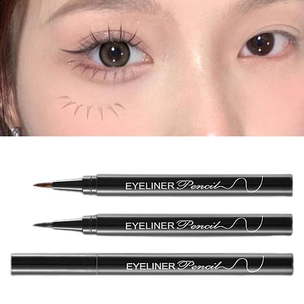Vattentät Flytande Eyeliner Penna Långvarig Ögonmakeup Liner Kosmetika^ R2N8 bown One size