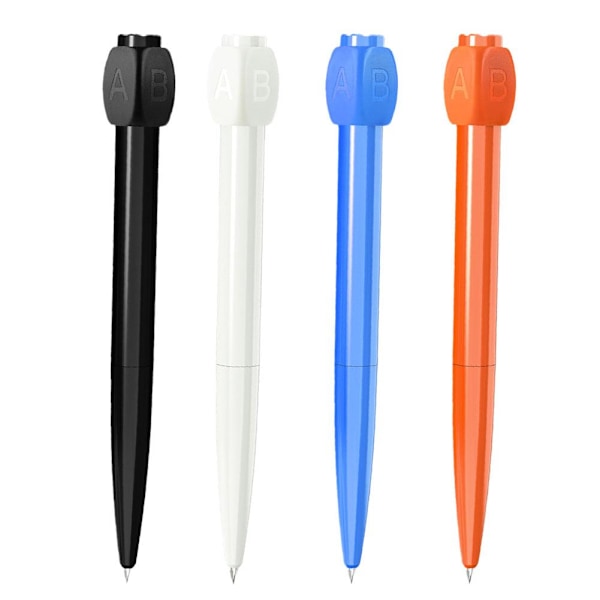 Decompression Roterande Gel Penna Svar Penna Nyhet Abcd Kulspetspenna✨w M4J6 R7D4 black one size
