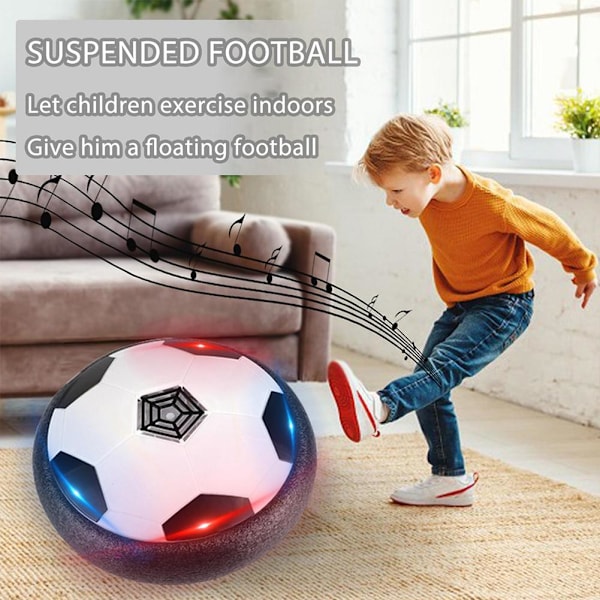 Inomhus Hover Fotboll Kudde LED Flytande Fotboll Disc Pojkar Spel Leksak Gåva light one-size