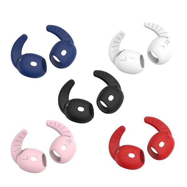 5 Par Öronkrokar Mjukt Gummi Öronproppshållare Skydd För airpods 4 Tillbehör 2024