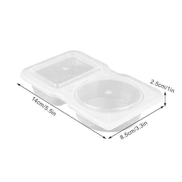 Återanvändbara Snack Pack Behållare, Nöt Ost Hopfällbara Snack Behållare A1U0 A 20pcs