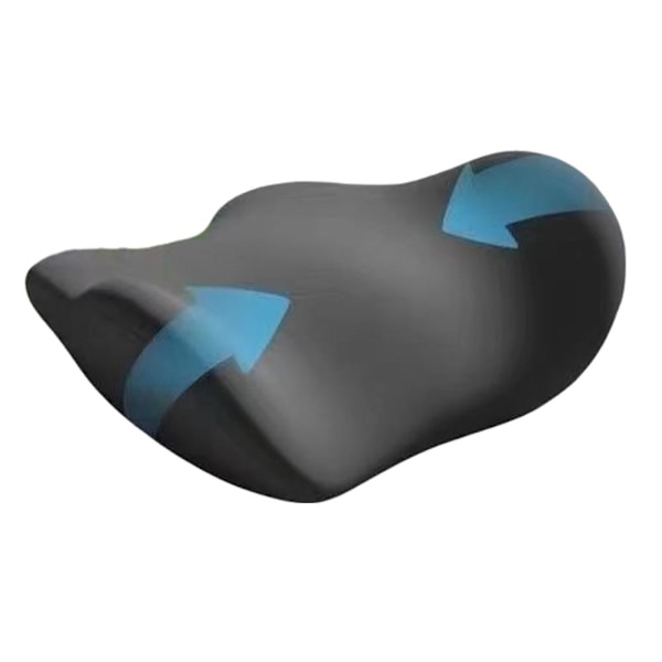 Ländryggsstöd Smärtlindring Hemmakudde Säng För Sömn NY Kudde K5B2 Black 1pcs