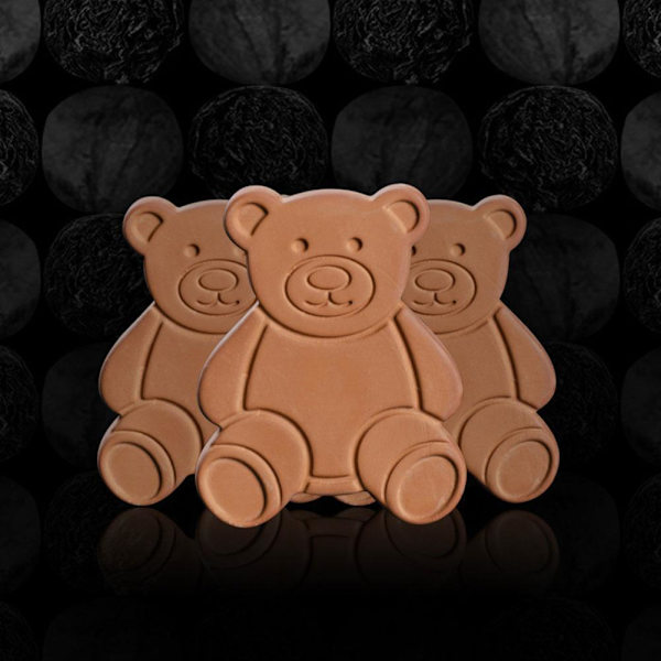 Terracotta Brun Sockerkaksbjörn Förvaring och Räddare Brun Skiva Socker Socker Brun J7M3 Squirrel 1pcs