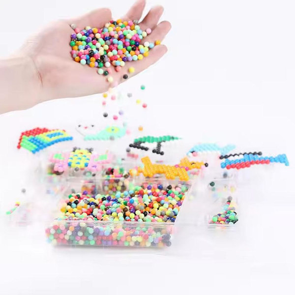 DIY Vatten Mist Magiska Aqua Pärlor DIY Barns Magiska Pedagogiska Vatten Barn Roliga Hand W5n7 600pcs one-size