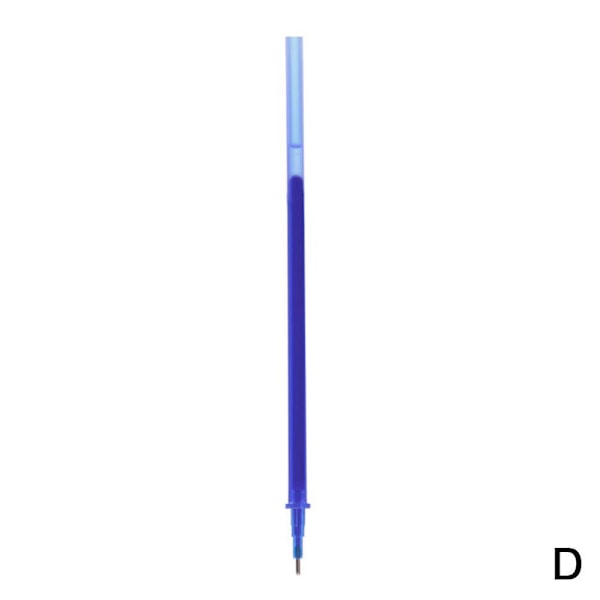 Raderade 0,5 mm Gelpen Blå/Svart Bläck Påfyllningsset Kontorsmaterial Skriv blue bullet 10pcs