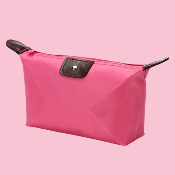 【cod】 Clutchväska Stor Kapacitet Högkvalitativ Socker Smink Portabel Sommar Damväska Liten A8y7 Rose red One size