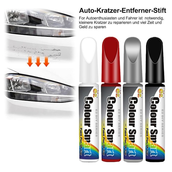 1 st Bil Lack Repor Reparationspenna Universal Färg Reparations Tillbehör Penna V5Q2 red one-size