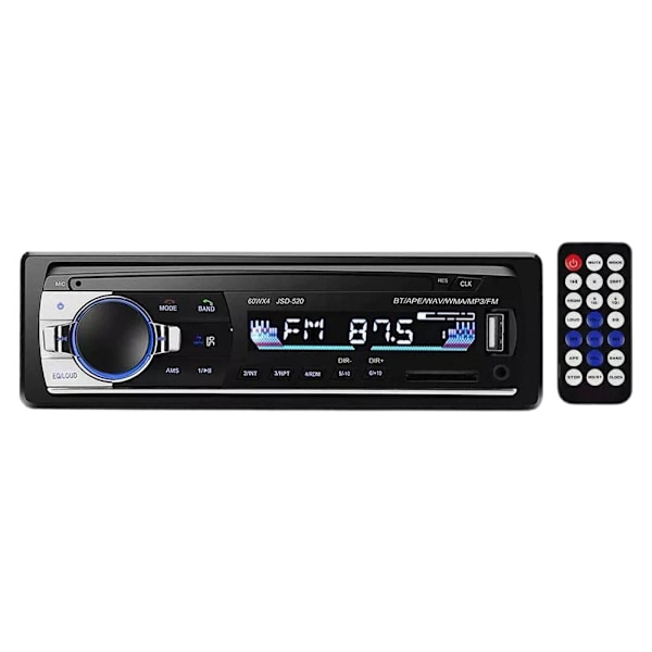 1 DIN Bluetooth Bilstereo Handsfree In-dash MP3/USB/SD/FM/AUX+F