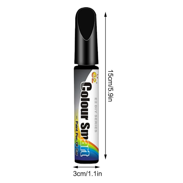 1 st Bil Lack Repor Reparationspenna Universal Färg Reparations Tillbehör Penna V5Q2 Silber one-size