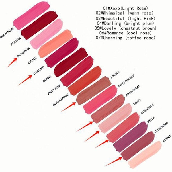 Läppfärg Peel off Läpp-tint Tattoo Färg Vattentät Långvarig 04#Darling(bright plum) 4ML