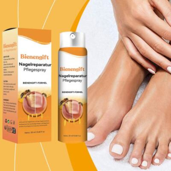 Bee Nagelbehandlingsspray - 20 ml - för Nageltillväxt & Hälsa Natur--