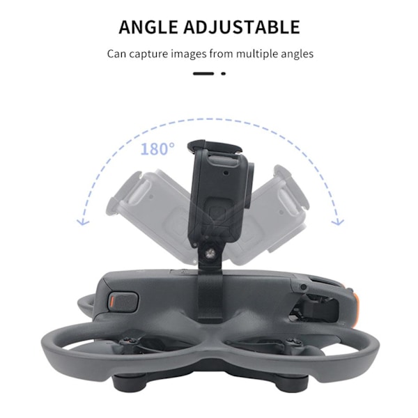 Kamerafäste för DJI Avata 2, Övre Expansionsfäste Adapter för DJI Avata 2, för Fast Kamera Drönarfäste Sport Snap Tillbehör,f