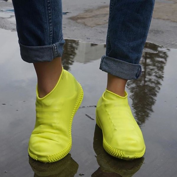 Beständiga silikonöverdrag Regn Vattentäta skoöverdrag Boot Co black M