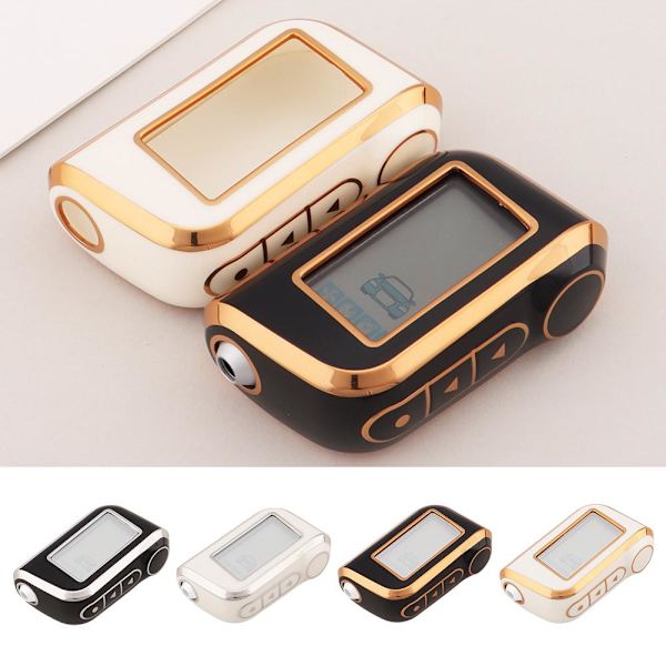 TPU Bilnyckel Fodral Skal För Starline A93 Rysk Två Bilar Ala✨ Way B8P4 U8T5 golden/black 1pcs