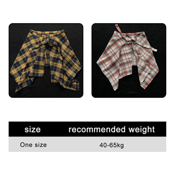 Klänning över byxor, moderiktig ny kombination, bekväm att bära A6R7 005 One size