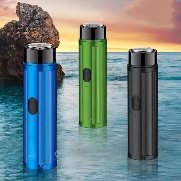 Mini Rakapparat För Män Kvinnor Automatisk Rakapparat Portabel Rakapparat V7L4 black One size