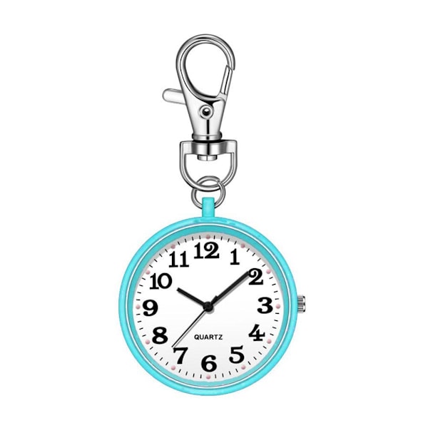 Kreativ Fickur Nyckelring Modeväska Examen Ficka Nyckelring Hänge Klocka P3L1 Blue One size