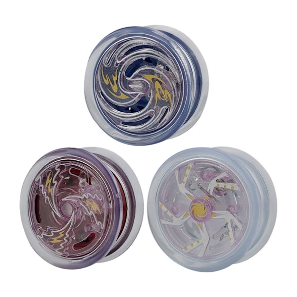 LED Yoyo Leksak Med Lager Och Snurrande Snöre För Professionella Trick Alloy Barn Present white one-size