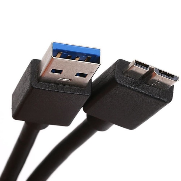 NY USB 3.0 AM Hane till Micro B Kabel Super Speed Adapter HDD> För Extern J3L5 BLACKC 0.4M