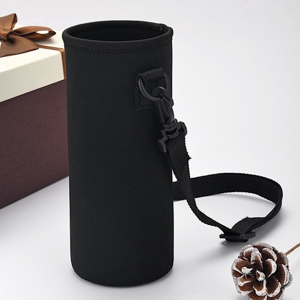 420ml-1500ml Vattenflaskväskor Hållare Tumbler Fodral Hållare Väska Muggskydd Tumbler Ärmar Hållare E9N9 blackC 750ml