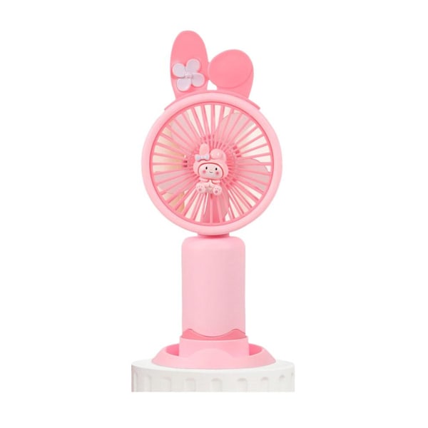 Söt Personlig Mini Fläkt Handhållen Portabel För Inomhus Utomhus Aktiviteter Söt Sanrio Elektrisk Fläkt A6E5 pink 1pcs
