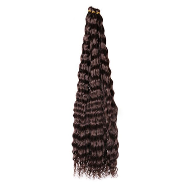 30 tum lång Deep Twist syntetiskt hår Deep Curly Hair Extension. 4  onesize